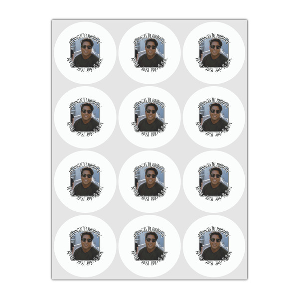 Photo Birthday Drink Topper - Small - Set of 12