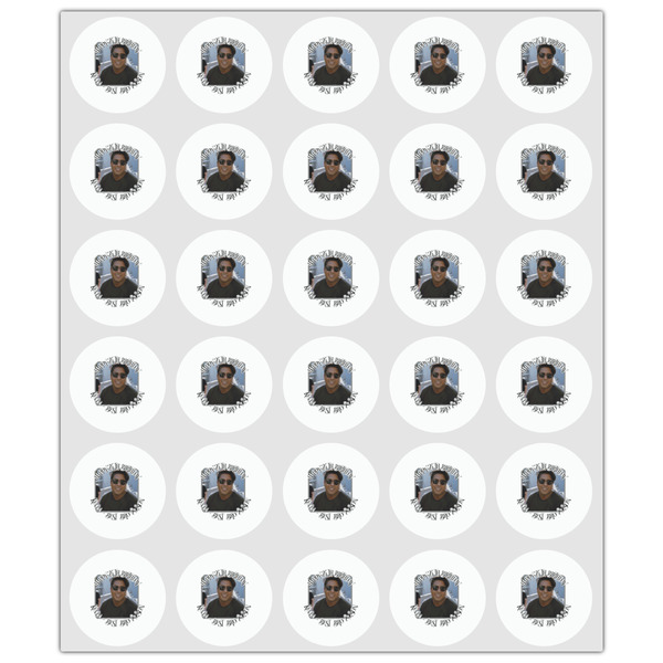 Photo Birthday Drink Topper - XSmall - Set of 30