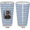 Photo Birthday Pint Glass - Full Color - Front & Back Views
