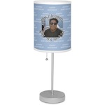 Photo Birthday 7" Drum Lamp with Shade Linen (Personalized)