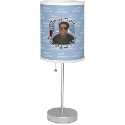 Photo Birthday 7" Drum Lamp with Shade (Personalized)