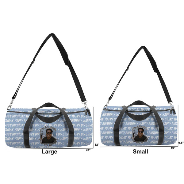 Photo Birthday Duffle Bag Small and Large