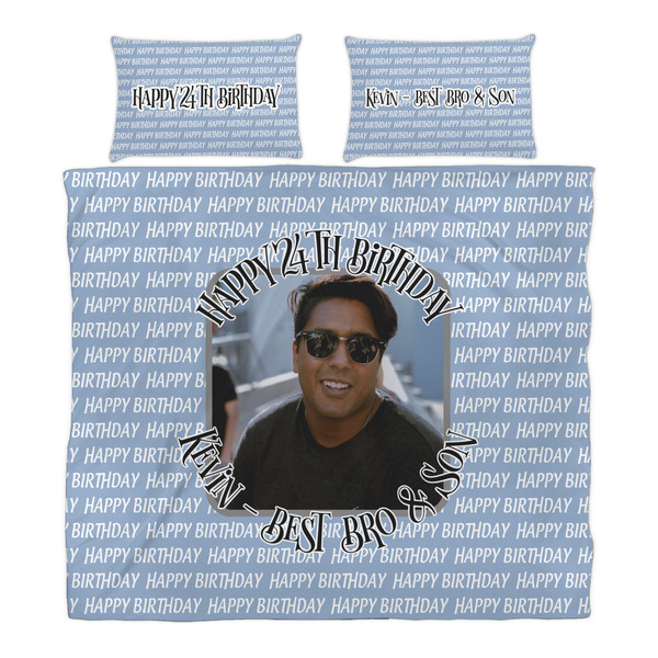 Photo Birthday Duvet Cover Set - King - Alt Approval