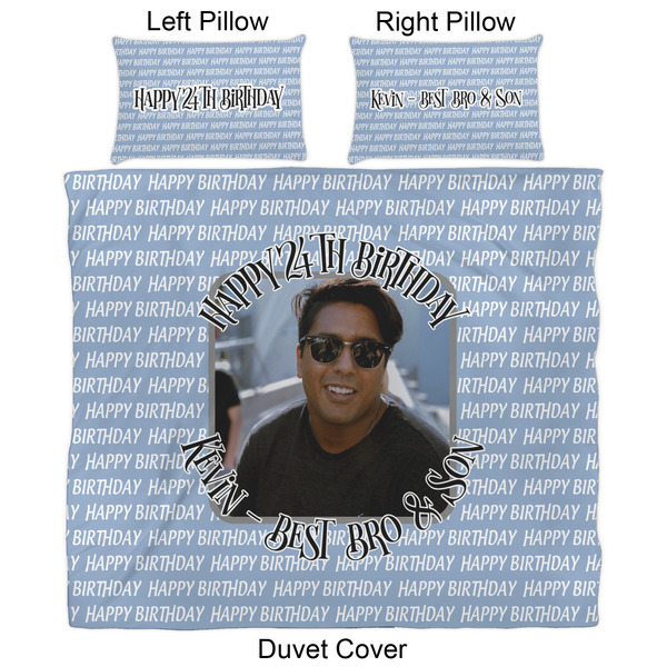 Photo Birthday Duvet Cover Set - King - Approval
