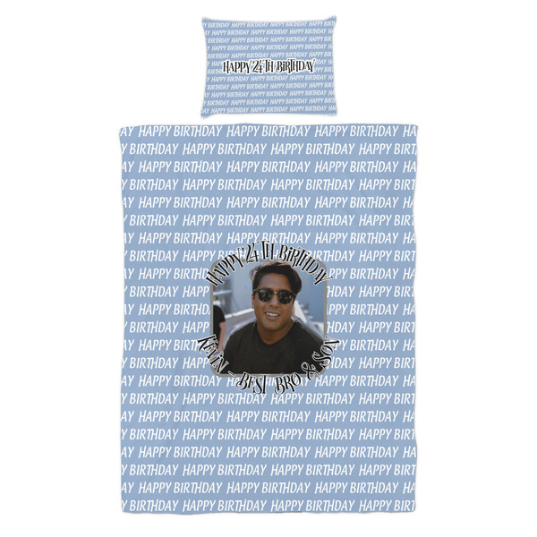 Photo Birthday Duvet Cover Set - Twin - Alt Approval