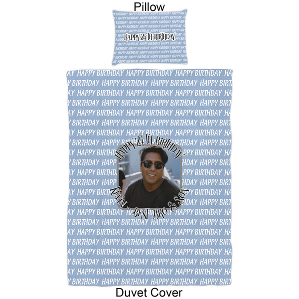 Photo Birthday Duvet Cover Set - Twin - Approval
