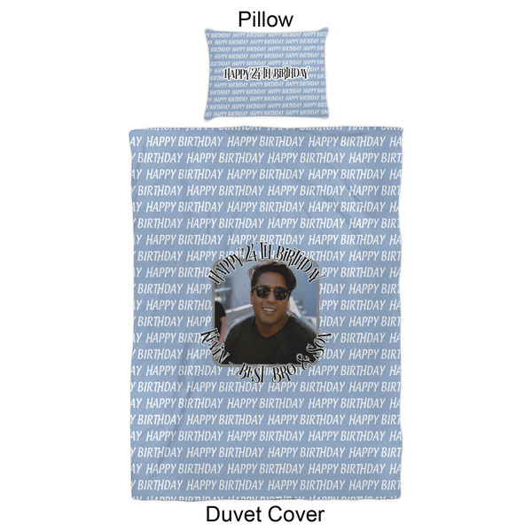 Photo Birthday Duvet Cover Set - Twin XL - Approval
