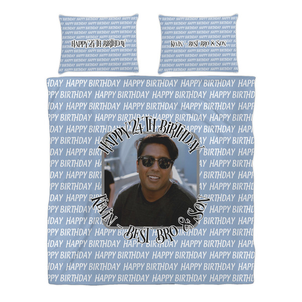 Photo Birthday Duvet cover Set - Queen - Alt Approval