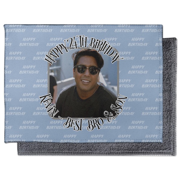 Photo Birthday Electronic Screen Wipe - Flat