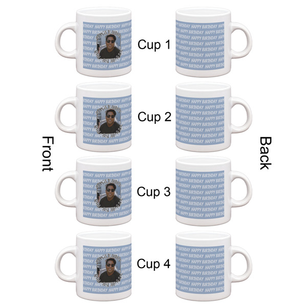 Photo Birthday Espresso Cup Set of 4 - Apvl