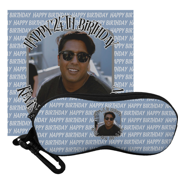 Custom Photo Birthday Eyeglass Case & Cloth (Personalized)