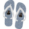 Photo Birthday Flip Flops (Personalized)