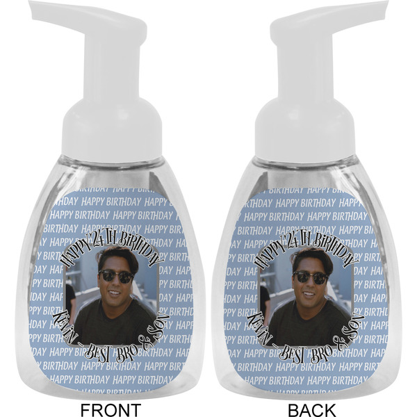 Photo Birthday Foam Soap Bottle Approval - White