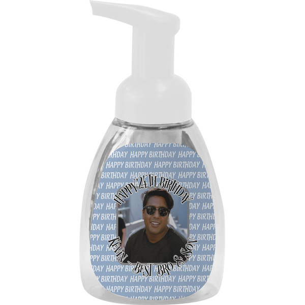 Custom Photo Birthday Foam Soap Bottle