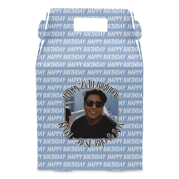 Photo Birthday Gable Favor Box - Front