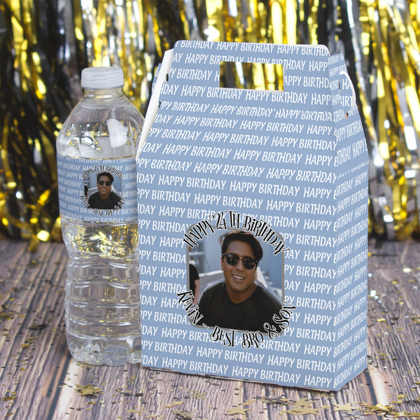 Photo Birthday Gable Favor Box - In Context