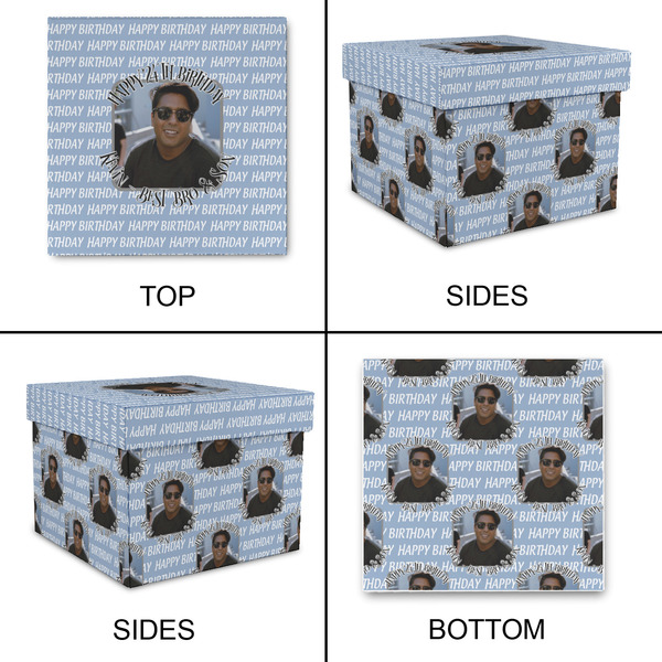 Photo Birthday Gift Boxes with Lid - Canvas Wrapped - Medium - Approval