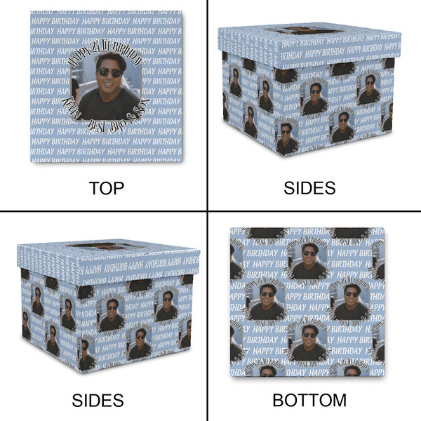 Photo Birthday Gift Boxes with Lid - Canvas Wrapped - XX-Large - Approval