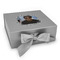 Photo Birthday Gift Boxes with Magnetic Lid - Silver - Front