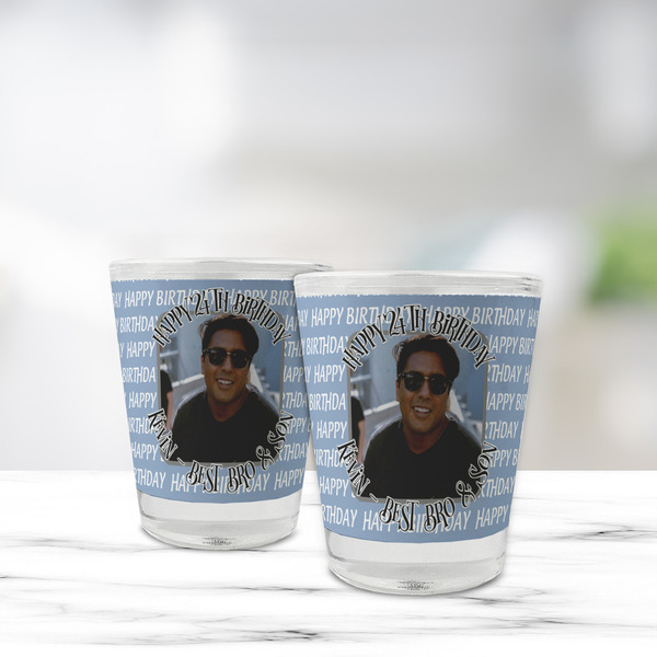 Photo Birthday Glass Shot Glass - Standard - LIFESTYLE
