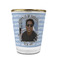 Photo Birthday Glass Shot Glass - With gold rim - FRONT