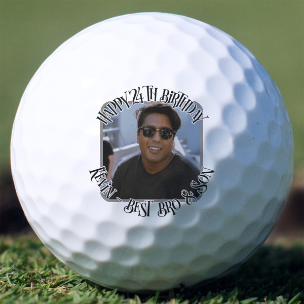Custom Photo Birthday Golf Balls - Titleist Pro V1 - Set of 3