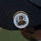 Photo Birthday Golf Ball Marker Hat Clip - Gold - On Hat