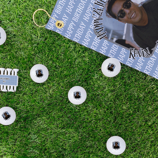 Photo Birthday Golf Balls - Generic - Set of 12 - LIFESTYLE