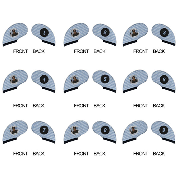 Photo Birthday Golf Club Covers - APPROVAL (set of 9)