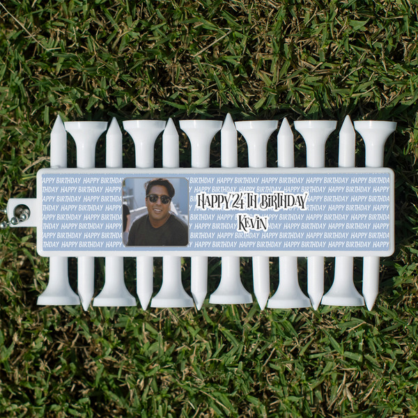 Custom Photo Birthday Golf Tees & Ball Markers Set (Personalized)