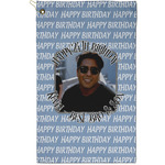 Photo Birthday Golf Towel - Poly-Cotton Blend - Small