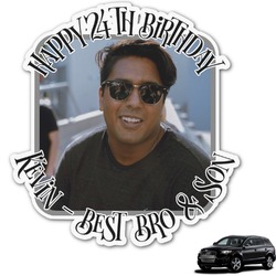 Photo Birthday Graphic Car Decal (Personalized)