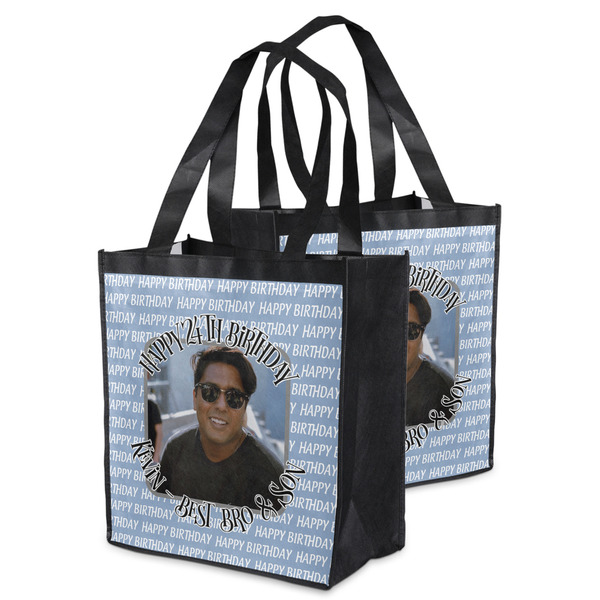 Photo Birthday Grocery Bag - MAIN
