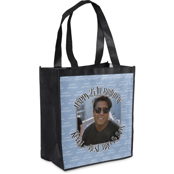 Custom Photo Birthday Grocery Bag (Personalized)
