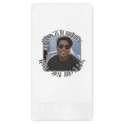 Photo Birthday Guest Napkins - Full Color - Embossed Edge