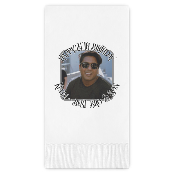 Custom Photo Birthday Guest Paper Towels - Full Color