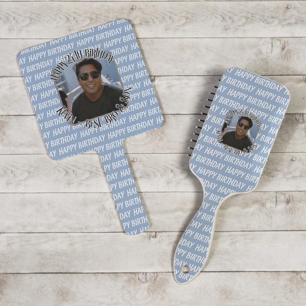 Photo Birthday Hand Mirrors - In Context