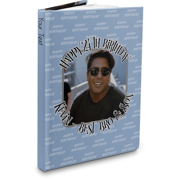 Custom Photo Birthday Hardbound Journal - 5.75" x 8" (Personalized)