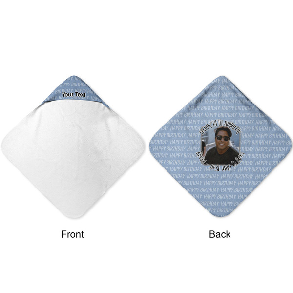 Photo Birthday Hooded Baby Towel- Approval