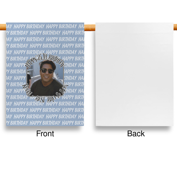 Photo Birthday House Flags - Single Sided - APPROVAL