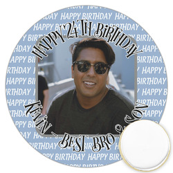Photo Birthday Printed Cookie Topper - 3.25"