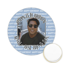 Photo Birthday Printed Cookie Topper - 2.15"