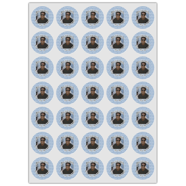 Photo Birthday Icing Circle - XSmall - Set of 35