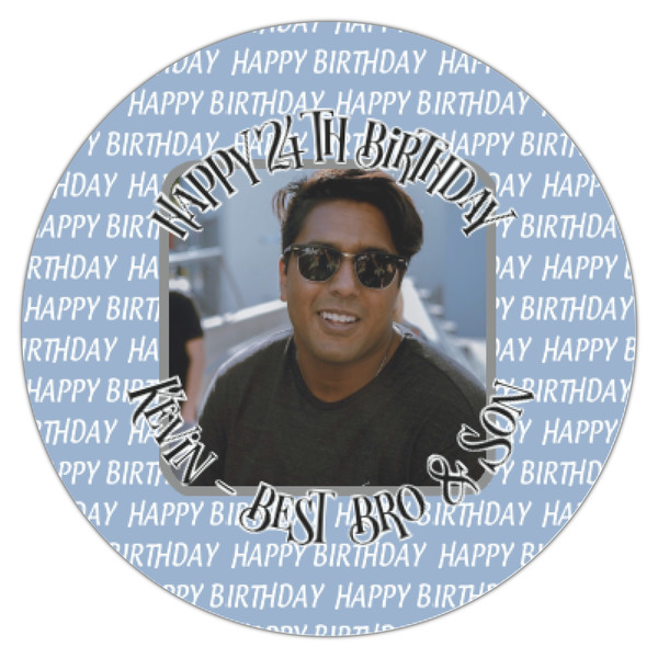 Photo Birthday Icing Circle - XSmall - Single