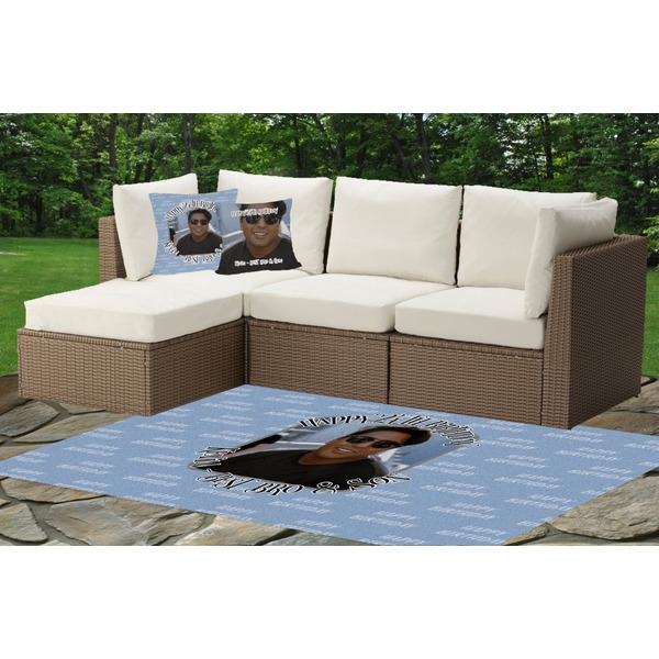 Photo Birthday Indoor / Outdoor Rug & Cushions