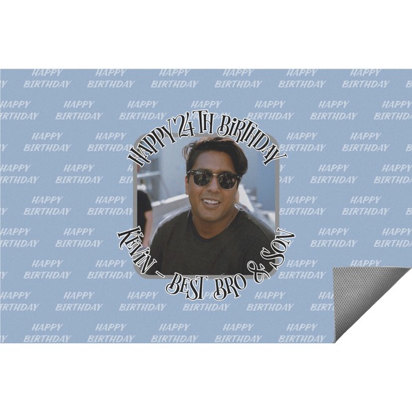 Custom Photo Birthday Indoor / Outdoor Rug - 2'x3' (Personalized)