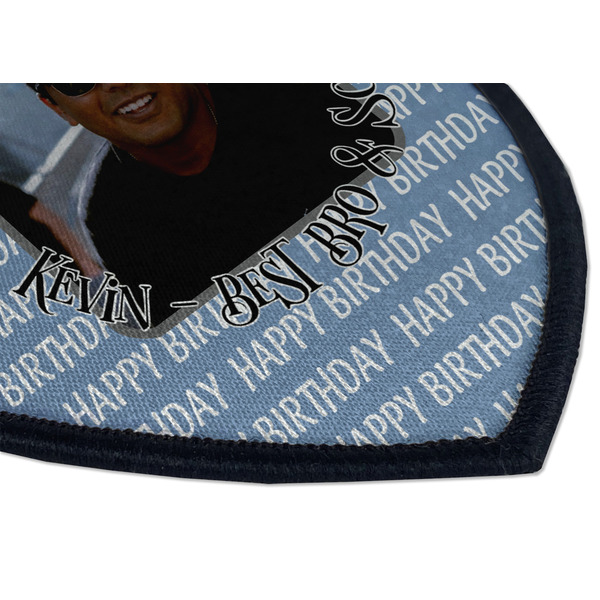 Photo Birthday Iron on Shield 3 Detail