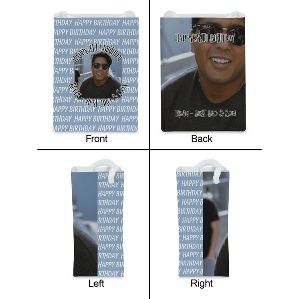 Photo Birthday Jewelry Gift Bag - Matte - Approval