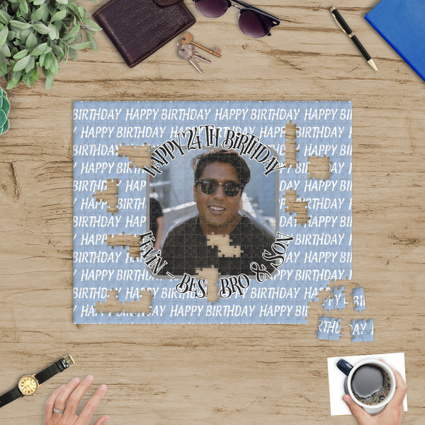 Photo Birthday Jigsaw Puzzle 500 Piece - In Context