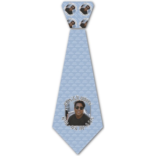 Custom Photo Birthday Iron On Tie (Personalized)